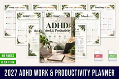 2027 ADHD Work & Productivity Planner Product Image 1