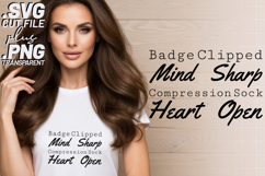 4x Nurse Quotes Badge Clipped Still Caring SVG Cut Files RN Product Image 2
