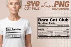 4x Funny Quotes Barn Cats Club Hair Everything SVG Cut Files Product Image 2