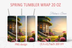 Spring tumbler wrap | Tumbler sublimation 20 oz Product Image 1