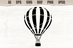 Stencil Hot Air Balloon Product Image 1