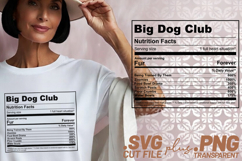 4x Funny Quotes Big Dogs Club Energy Mode Mood SVG Cut Files Product Image 2