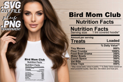 4x Funny Quotes Bird Mom Club Energy Mode Mood SVG Cut Files Product Image 2