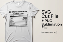 4x Funny Quotes Bird Whisperer Club Energy Mode SVG Cut File Product Image 2