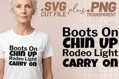 4x Inspirational Quotes Boots On Wild Heart SVG Cut Files Product Image 2