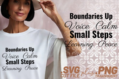 4x Inspirational Quotes Small Steps Real Joy SVG Cut Files Product Image 2
