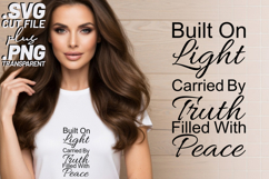 4x Built On Light Courage Promise Joy SVG Cut Files Cricut Product Image 2