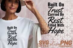 4x Built On Love Strength Kindness Hope SVG Cut Files Cricut Product Image 2
