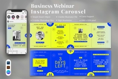 Business Webinar Instagram Carousel &amp; Canva Template Product Image 1