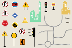 Animals on Vehicles Clipart, 15 Cute Drivers and Elements Product Image 2