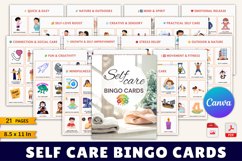 Self Care Bingo Cards Product Image 1