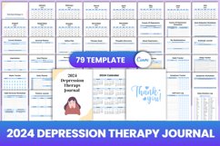 2024 Depression Therapy Journal Canva Interior Product Image 1