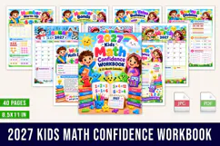 2027 Kids Math Confidence Workbook Product Image 1