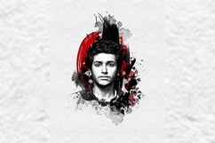 Ink Splash Portrait Wall Art Template Product Image 2