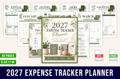 2027 expense tracker Product Image 1