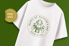 St. Patrick's Irish Girl SVG Design Product Image 1