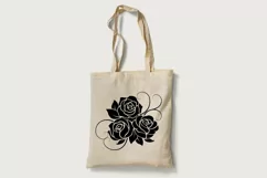 Rose Svg, Flower Svg, Rose Flowers Svg Silhouette. Product Image 3