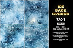 Ice Background Square Coaster - 04 Variations Product Image 1