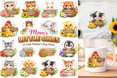 Baby Animal Mother’s Day Clipart Bundle Product Image 1