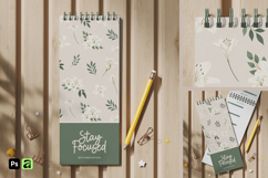 Daily Spiral Planner Mockup Product Image 1