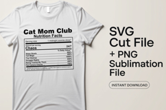 4x Funny Quotes Cat Mom Club Energy Mode Mood SVG Cut Files Product Image 2