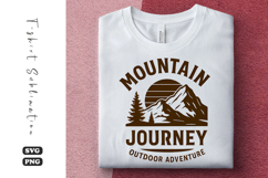 Mountain Journey Outdoor Adventure SVG | Camping T-Shirt Product Image 1