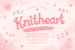 Knitheart | Cute Display Font | Romantic Playful Display Product Image 1