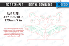 Flying Mobile Laser Cut | Baby Mobile | Flying Pegasus | CNC Product Image 4