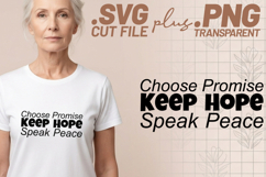 4x Choose Promise Purpose Strength Trust SVG Cut Files Product Image 2