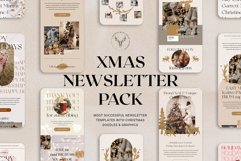 Christmas Newsletter Templates Pack Product Image 1