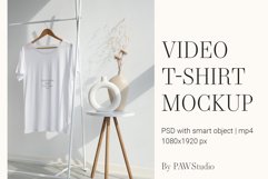 Video T-Shirt Mockup Boho Mockup Lifestyle Bella Canvas Product Image 1