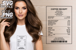 4x Coffee Receipts Upgrade Espresso Motivation SVG Cut Files Product Image 2