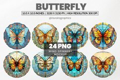 Butterfly Wind Spinner Sublimation Bundle Product Image 1