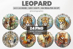 Leopard Wind Spinner Sublimation - 24 Variations Product Image 1