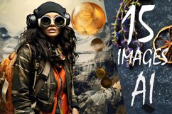 COLLAGE OF ADVENTURERS - Pack of 15 Printable images AI Product Image 1