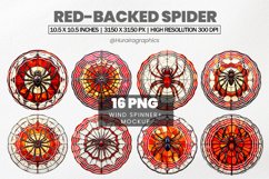 Red Backed Spider Wind Spinner Sublimation Bundle Product Image 1
