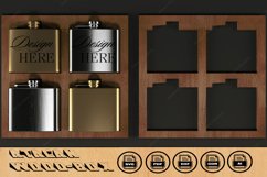 Custom Flask Template Set - Laser Cut Jig for 5oz to 10oz Product Image 1
