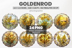 Goldenrod Wind Spinner Sublimation Bundle Product Image 1