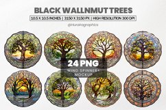 Black Wallnmut Trees Wind Spinner Sublimation Bundle Product Image 1