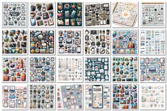MidJourney Prompts for Planner Sticker Graphics - ChatGPT Ai Product Image 1