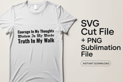 4x Inspirational Quotes Still Praying Still Moving SVG Cut Product Image 2
