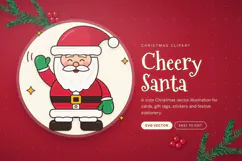 Jolly Santa SVG Product Image 5