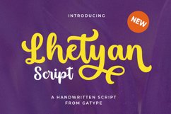 Lhetyan Script Product Image 1