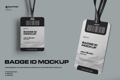 2 ID Card Badge Mockups. Vol.01. Generated AI Product Image 1