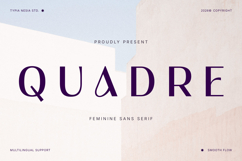 Quadre - Luxury Beauty Elegant Sans Serif Product Image 1