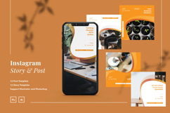Elegant Company Instagram Post &amp; Story Template Product Image 1