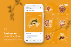 Pizza Instagram Post Template Product Image 1