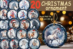 Christmas sublimation bundle| Christmas horse sublimation Product Image 4