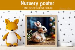 Nursery Posters | Bunny Wall Art | Wall Decor Print Product Image 1