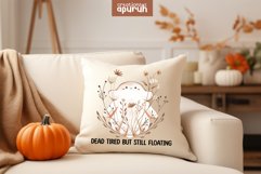 Cute Ghost Floral Pun Funny Quotes Sublimation 01 Product Image 1